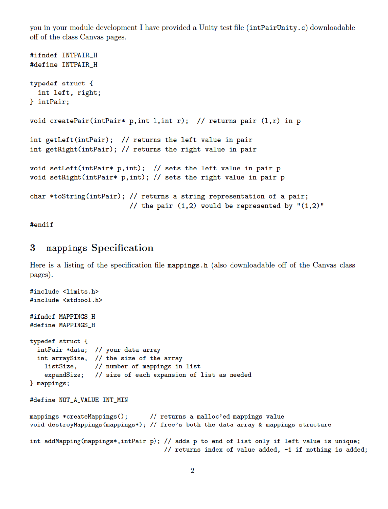 write a C program for this question. 1 Overview In mathematics a