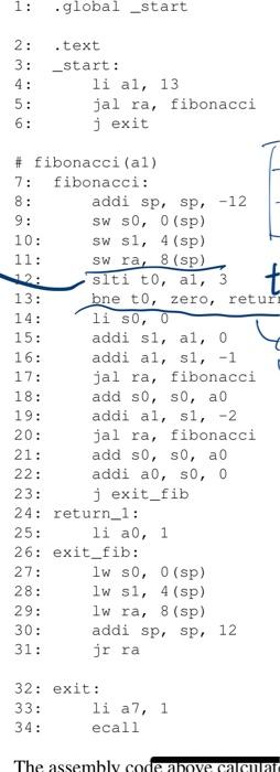 this is an assembly code calculating fibonacci number. but in return_1 there
