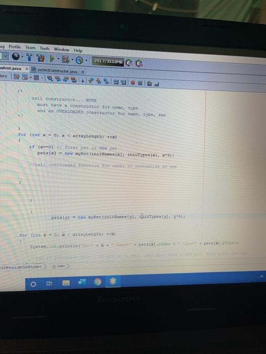 to make it all work Run Debug Profile Team Tools Window Help
