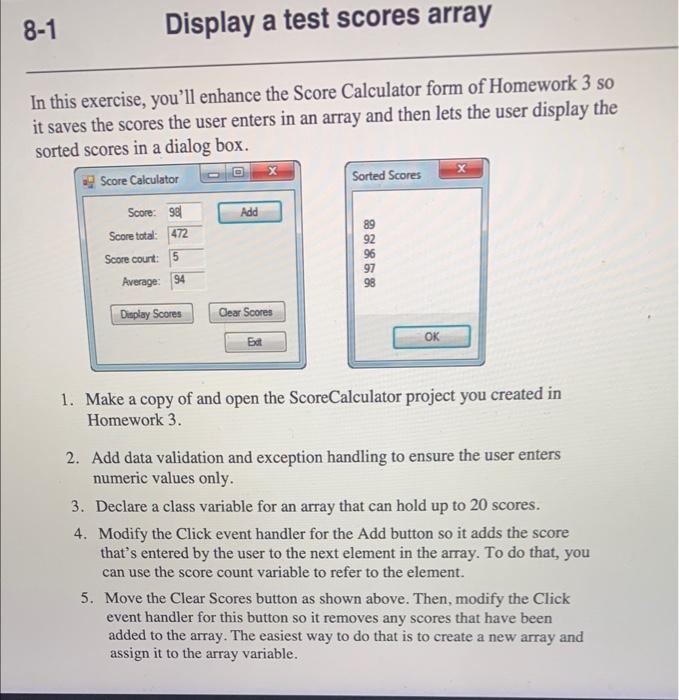 need help with code in c# sharp please! Visual studios In this