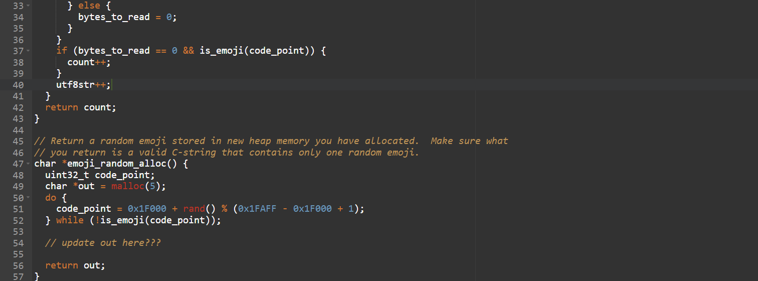  Hello could someone please help me with C code? I need