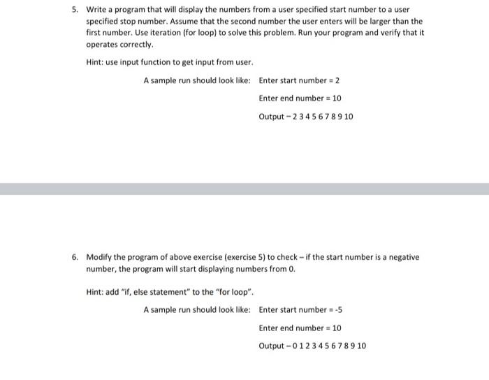  how would i write these in Matlab? 5. Write a program