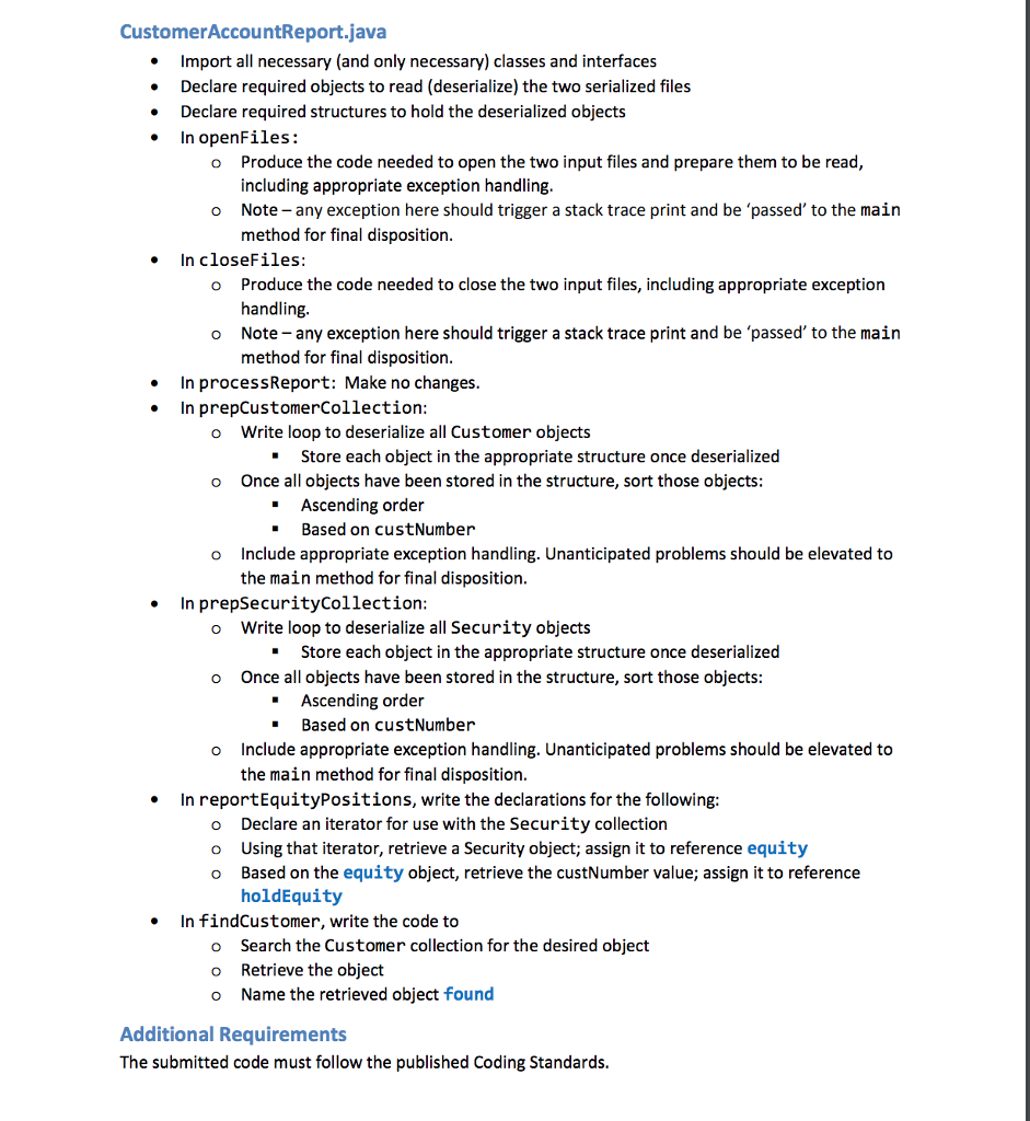 provided the instruction files, UML diagrams and expected output. Please help! The