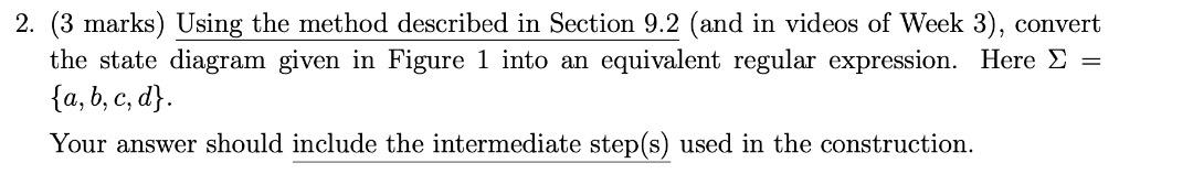marks) Using the method described in Section 9.2 (and in videos of