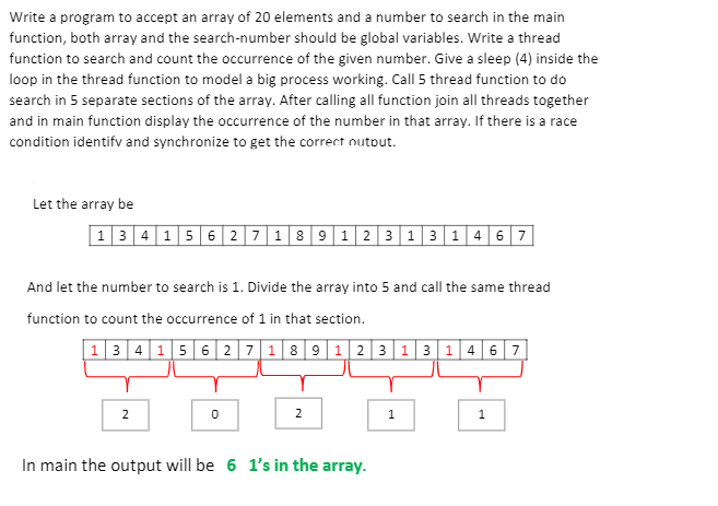  Write a program to accept an array of 20 elements and