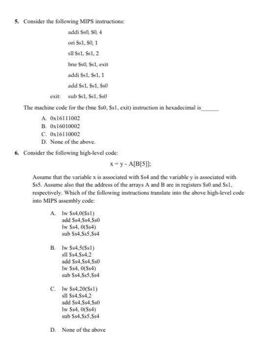 each of the following questions: PART A 1. (0x000000000) is a valid