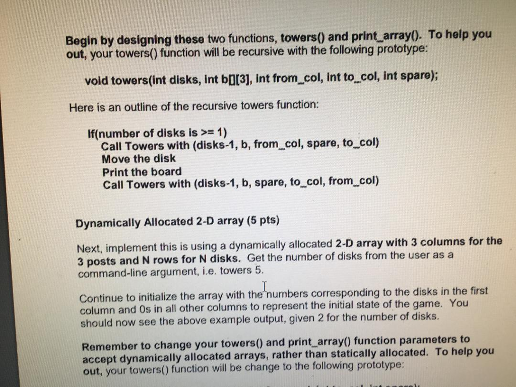 help lang is c++ help with dynamic 2D and command line my