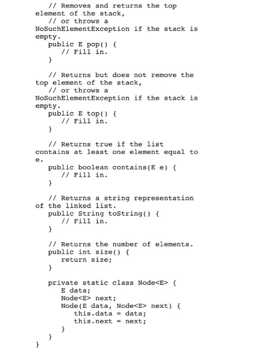 first, last private int size0; // Construct a new empty list. public