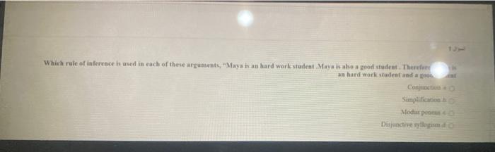 crowded. It is Friday. Therefore, the mall Disjunctive sylloin Modestas Simplification Modus