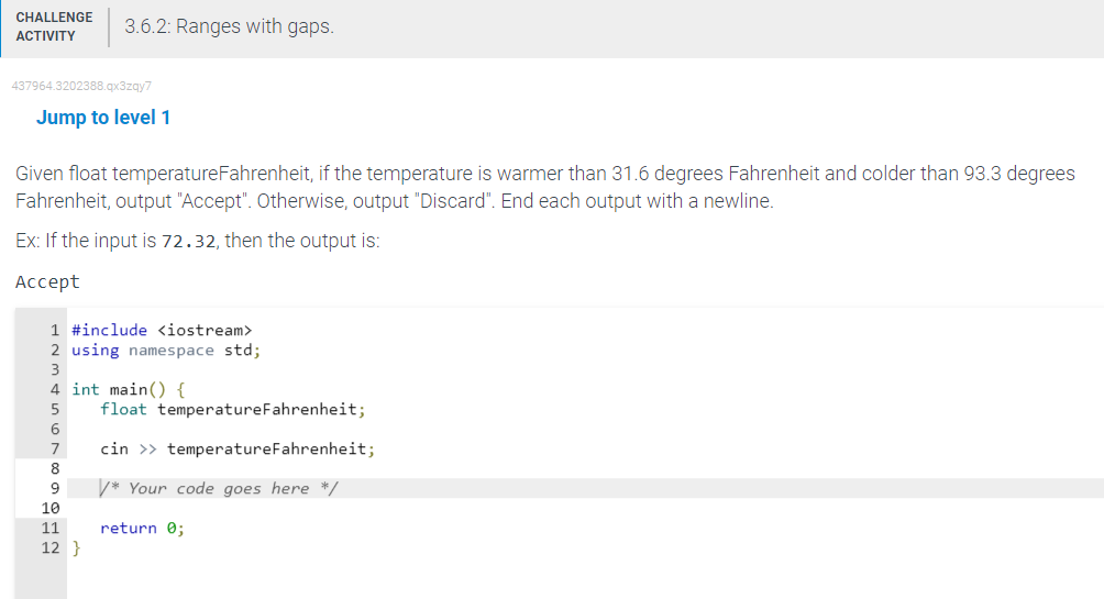 "Too few cars". Otherwise, output "A fine number of cars". End with