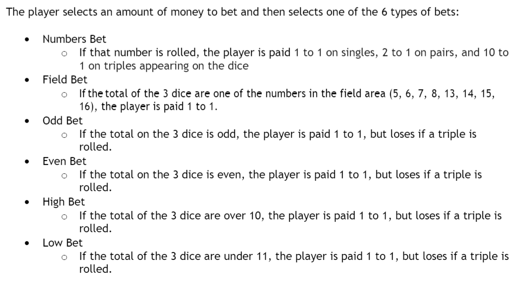 Game using Functions & Parameters in C Using C, write a simulated