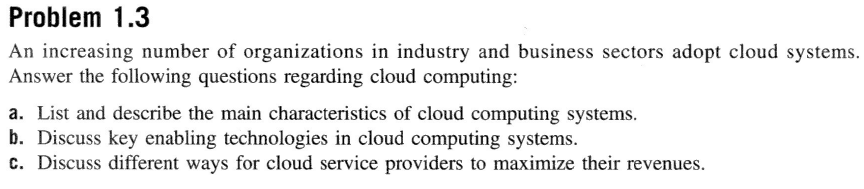  Distributed and Cloud Computing 1st edition From Parallel Processing to the