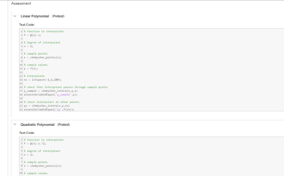 that, i yis a smooth function and lx,) are the Chebyshe points,