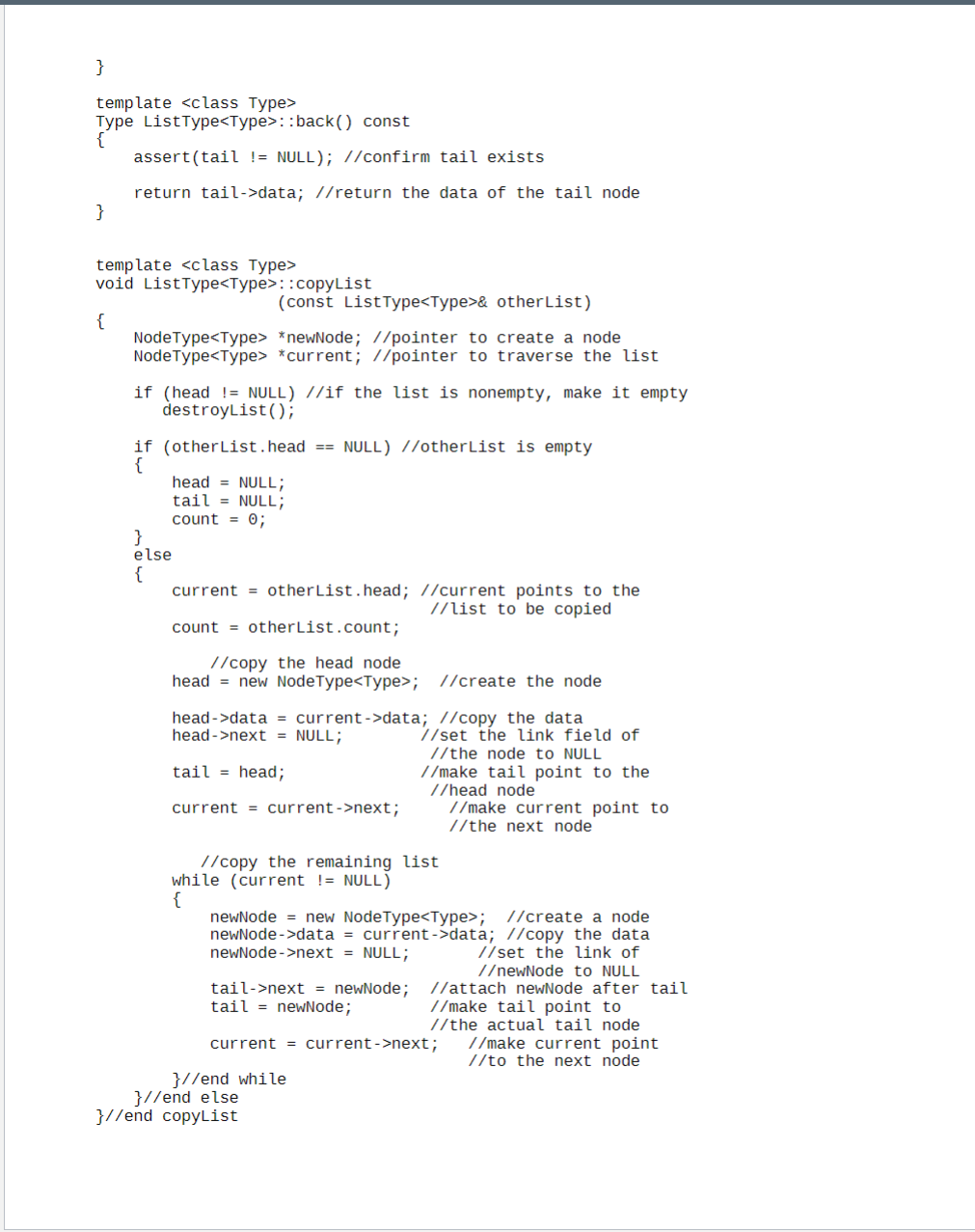 forward and backward. In the double link list class these are called