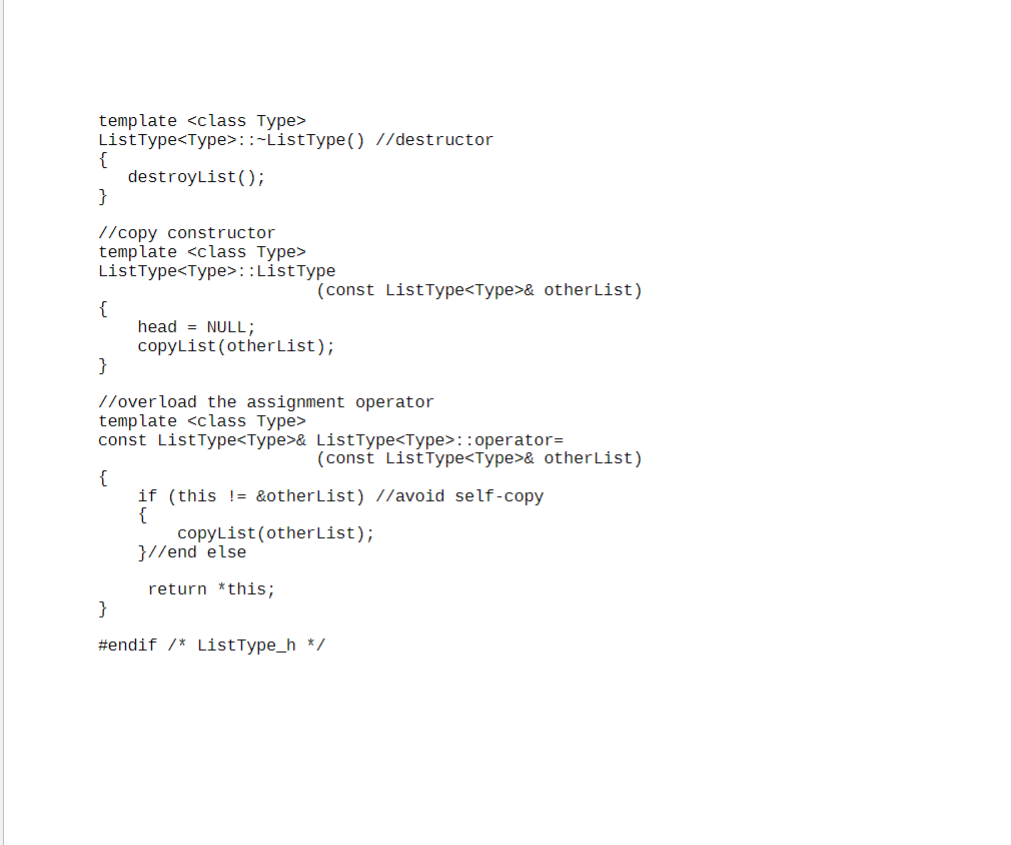 next and prev. Your code must also maintain the count variable. You
