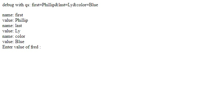 is mine, tried writing code to show the debug name_value_pairs but it