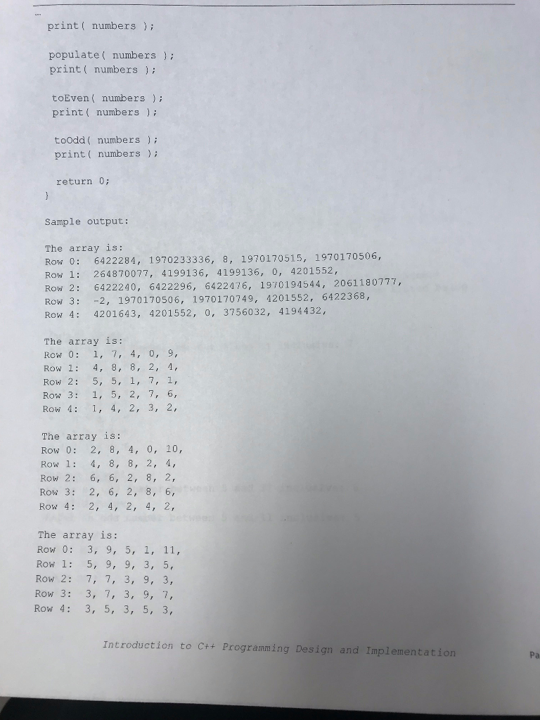 the following program. Name it Q5.cpp Create an integer array of size