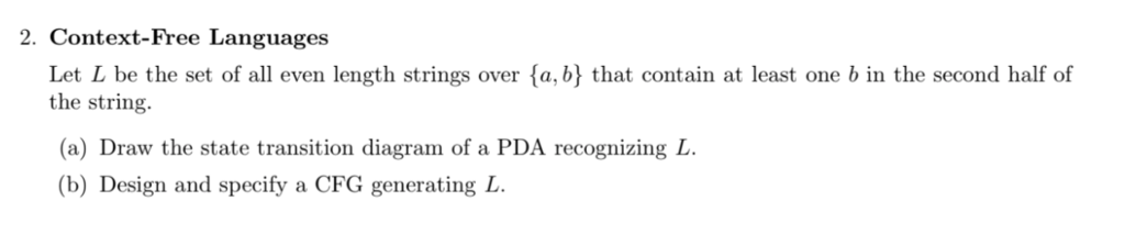 d need help solving It is cmputer science question.. Help! 2. Context-Free