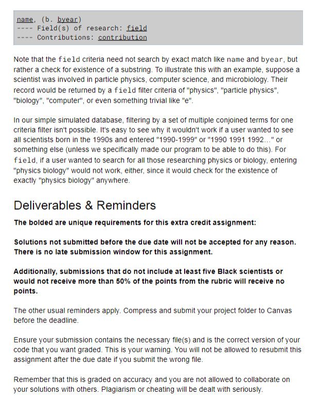 that Program Description February is Black History Month in the United States,