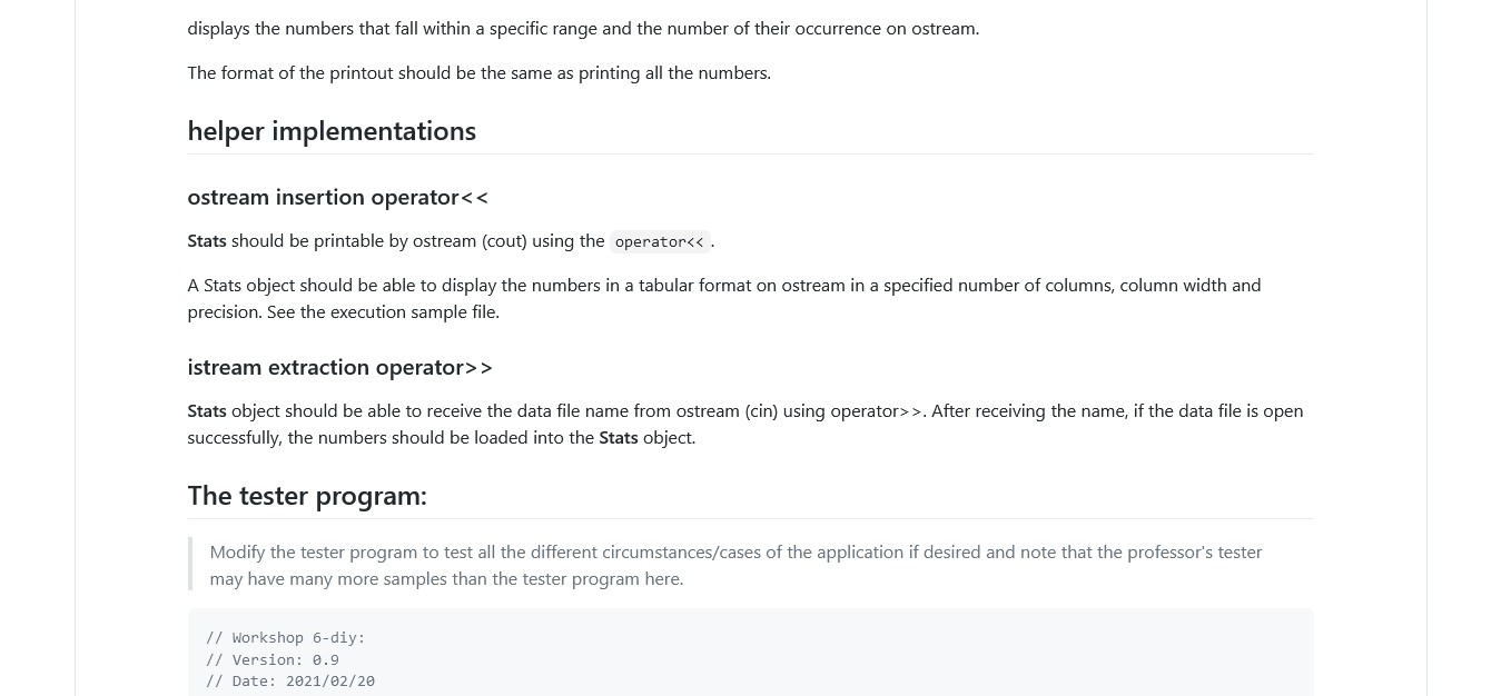 tabular format on ostream in a specified number of columns, column width