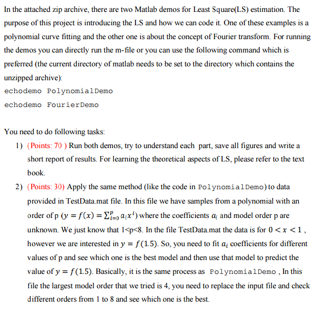  This is PolynomialDemo %% LINEAR ALGEBRA DEMONSTRATION % __ __ ______