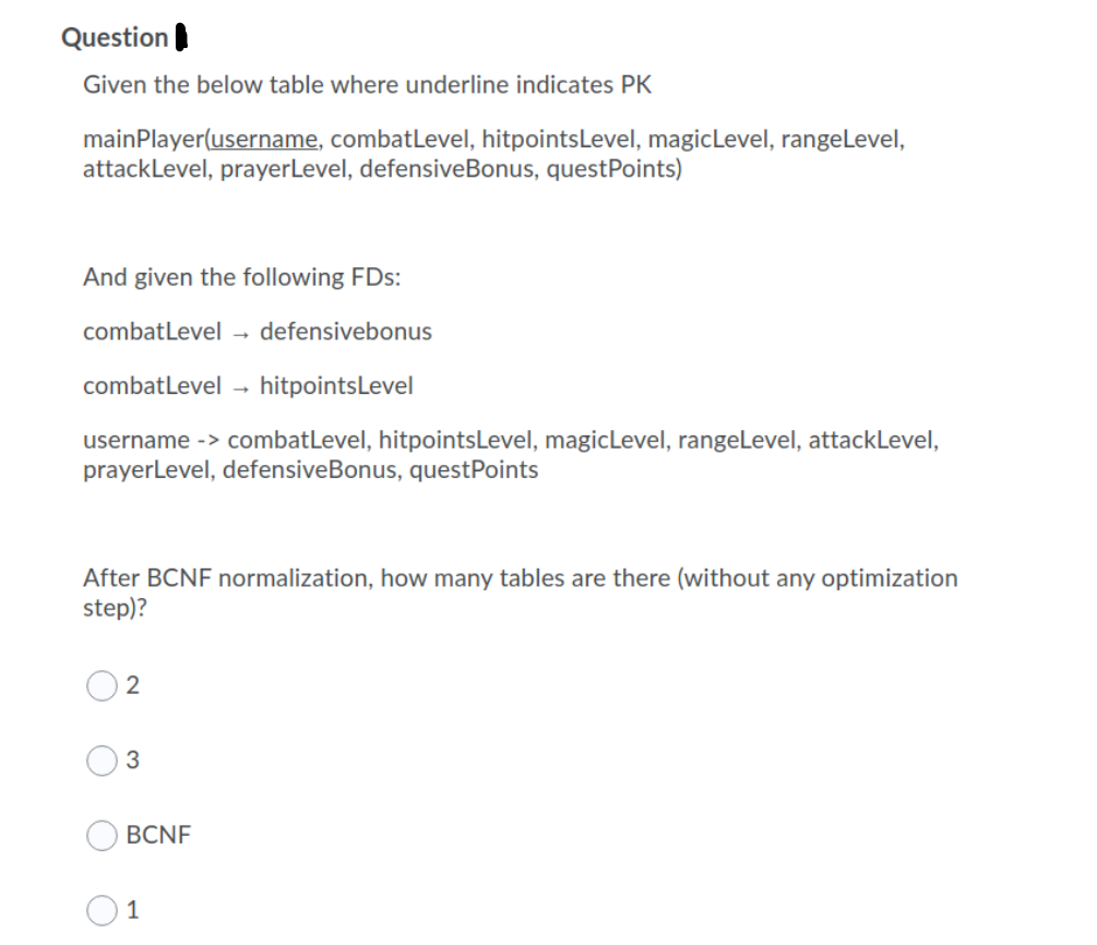  Type or paste question here Question Given the below table where