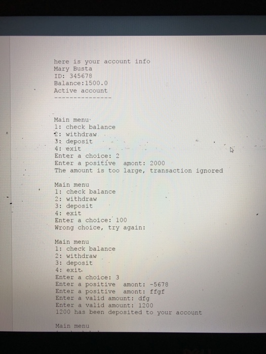 to false by default +Account) //sets all the instance variables to the