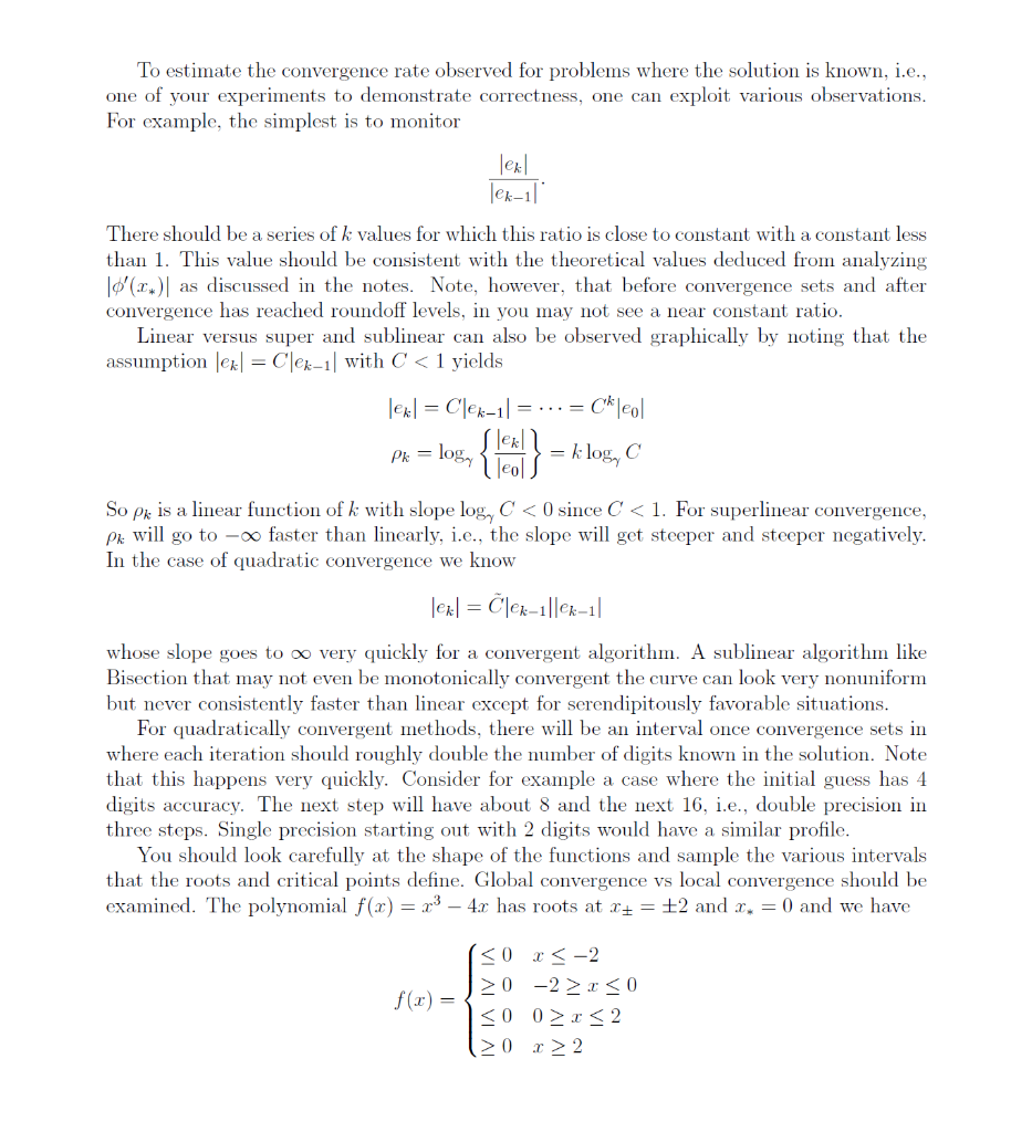 be able to solve using single and double precision variables. The first