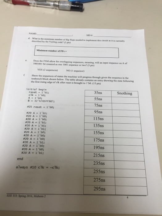 Please solve d, e, f What is the minimum number of flip