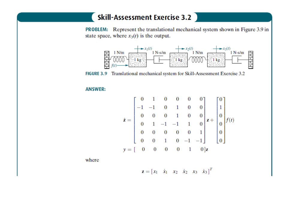 Please show the MATLAB coding for the Lab portion. Skill-Assessment Exercise 3.2