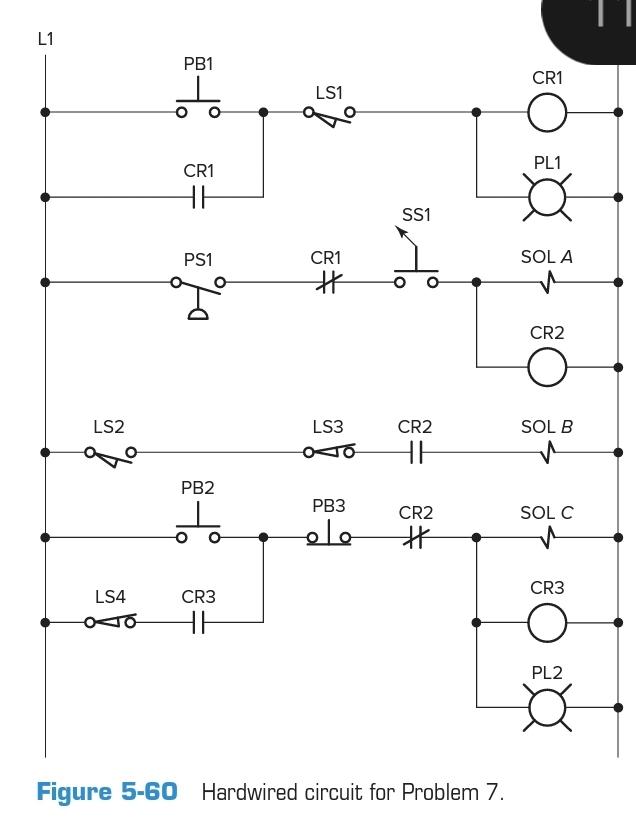 addresses with the following specifications: a. Limit switch connected to terminal screw