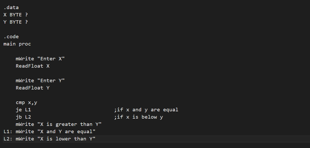 the mWrite or ReadFloat instructions in assembly before. This is my attempt