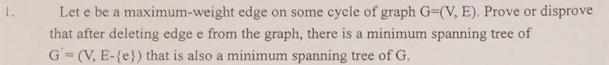 [Alg 2018 1] Please this question step by step a Let e