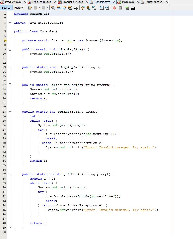 that's in the extra ex_starts directory 2. Open the classes and review