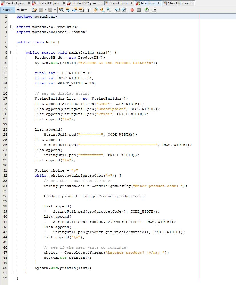 their code. 3. Run the application to make sure it works correctly