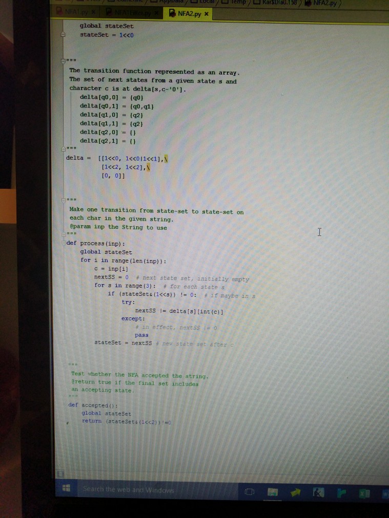 the NFA.Implementation.StreamingVideoLinks.pdf file available on Moodle. You are also recommended to read