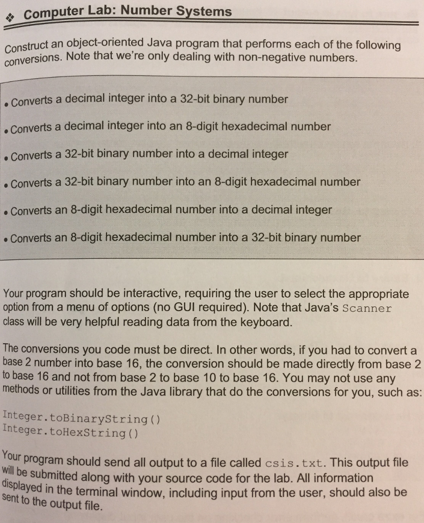 Programming Language: Java Make sure follow all requirements and step. It is