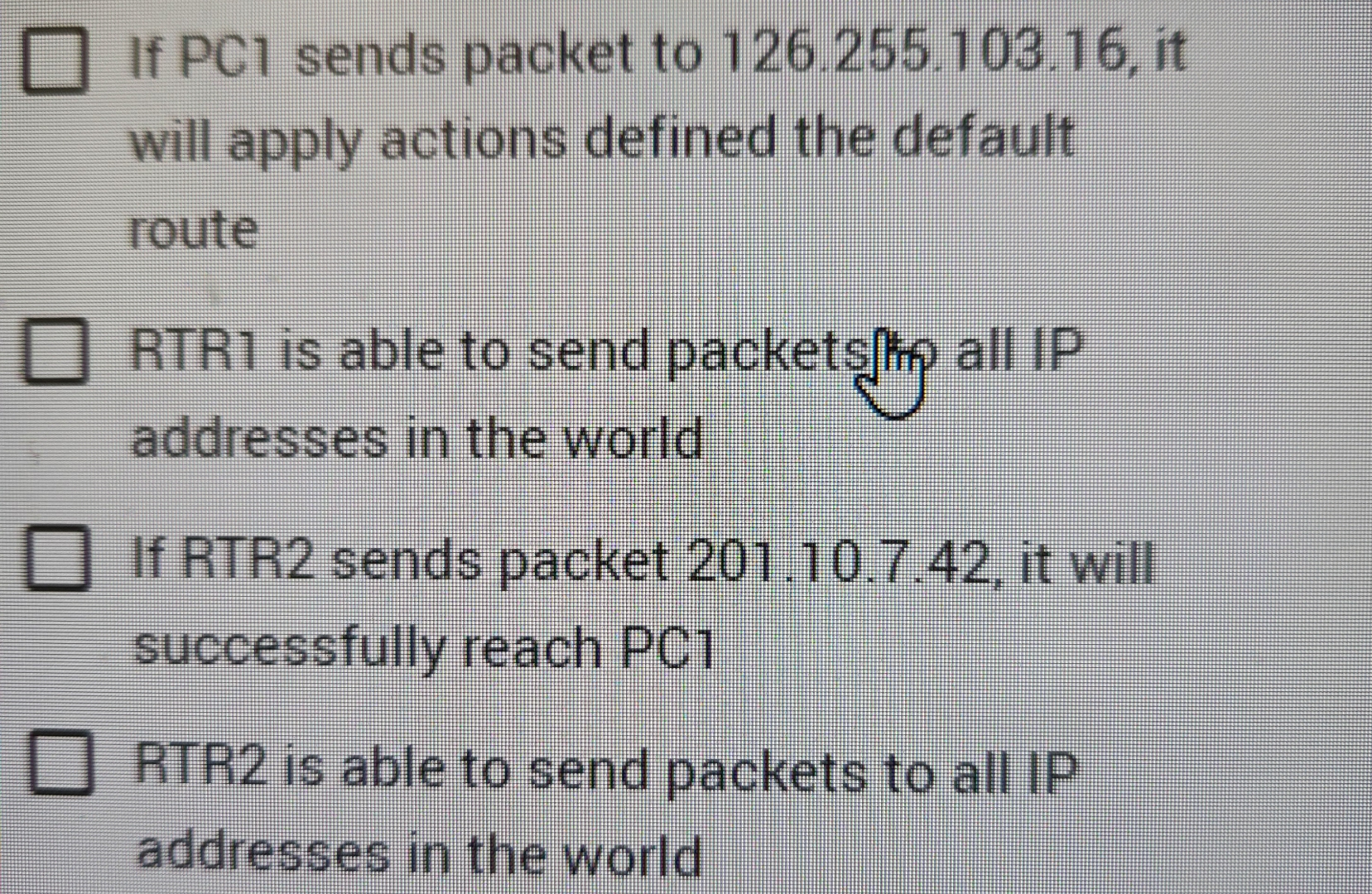  Static and Routing Protocol Entries Routes, so packets can be sent