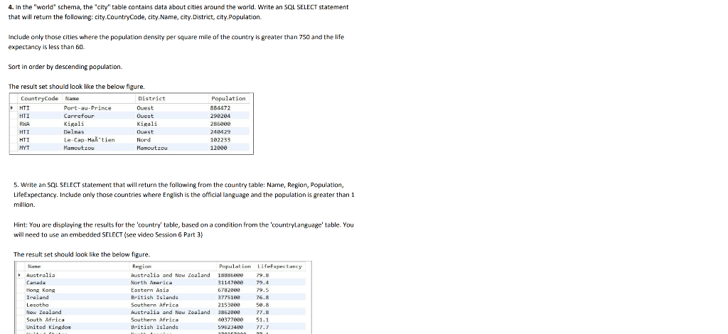 Need some help with these sql codes, I am thinking i need