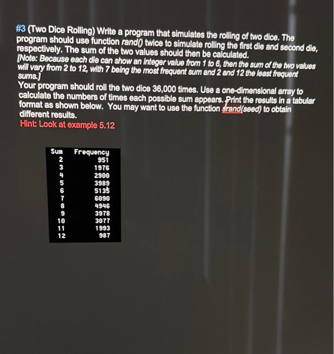 please use c code only and include the fuction rad() as well