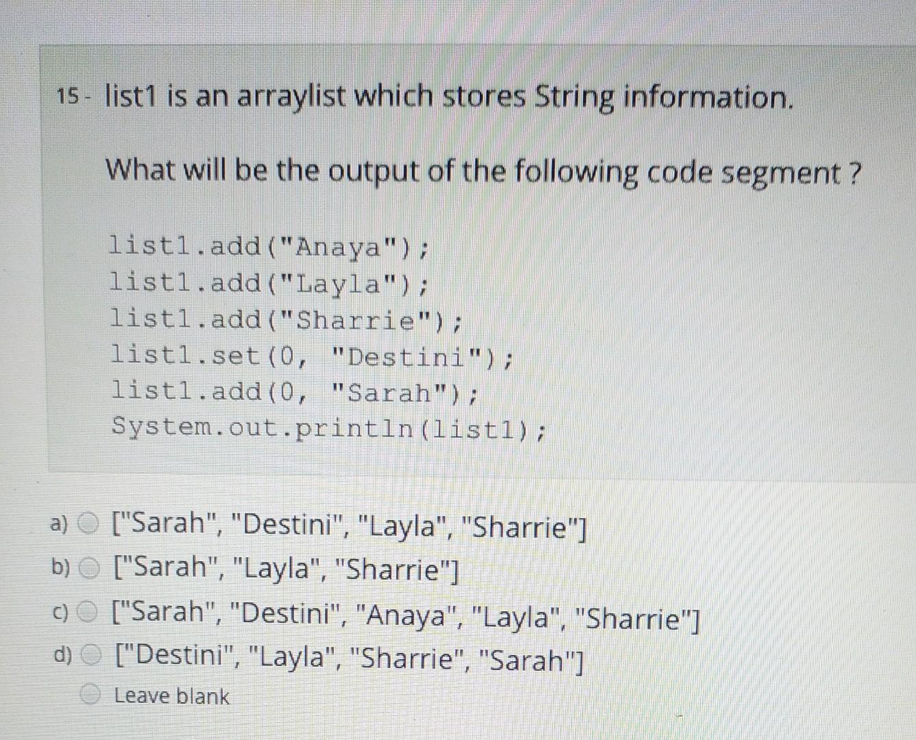 a subclass inherit both member variables and methods? a) Yes--but only one