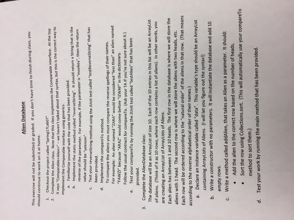 Can someone post the solution to this java worksheet: This is the