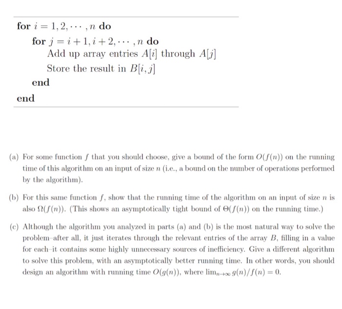 given an array A con- sisting of n integers A1], A[2], ..