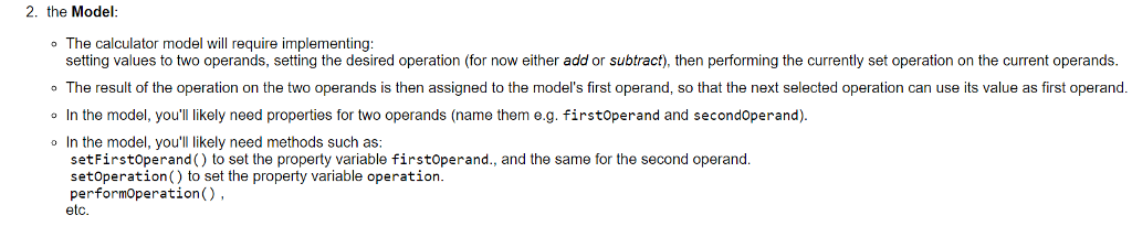 diagram 1. the View o six button elements in the user interface:
