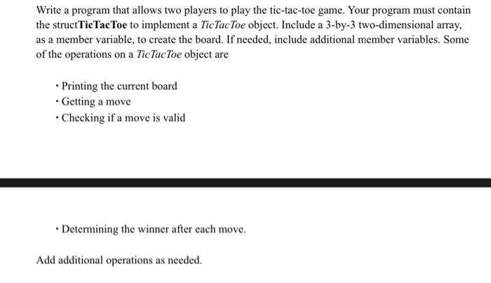 write a code in c++ !using struct Write a program that allows