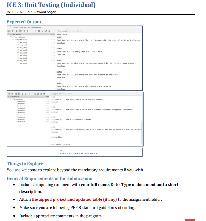 1207 -Dr. Sukhwant Sagar Setting up the python Project: This In-Class exercise
