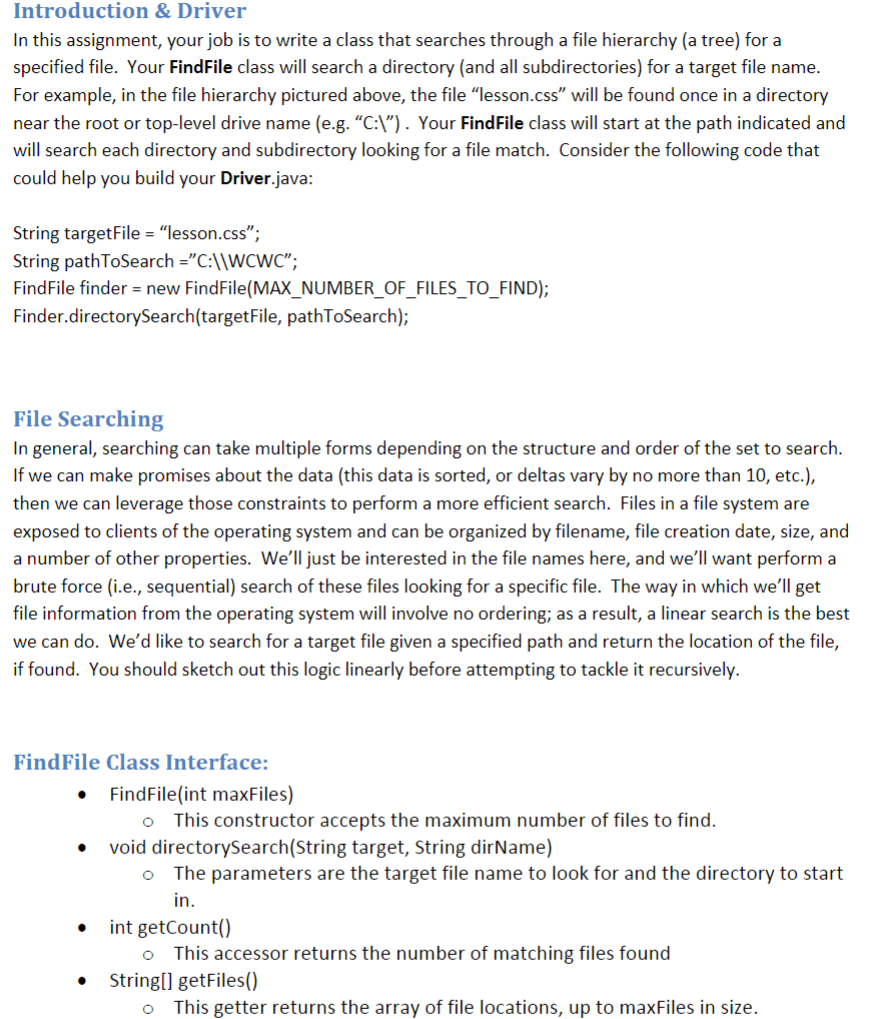 Please help me code the following in: JAVA! Please read the instructions
