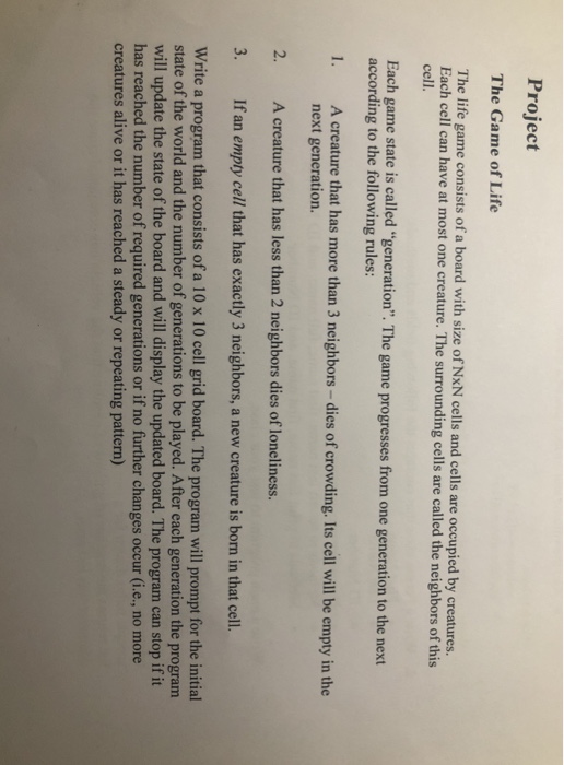  C++, write a program that gives a 10 by 10 game