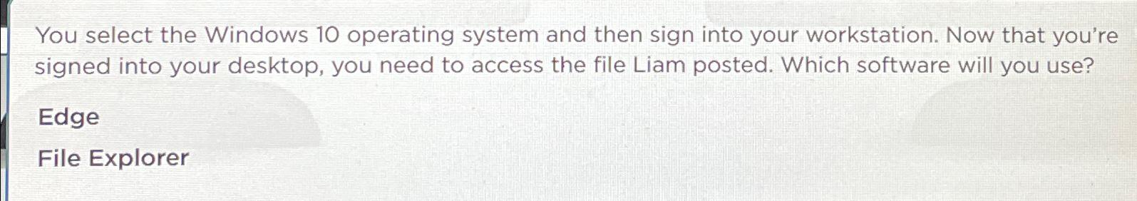  You select the Windows 10 operating system and then sign into