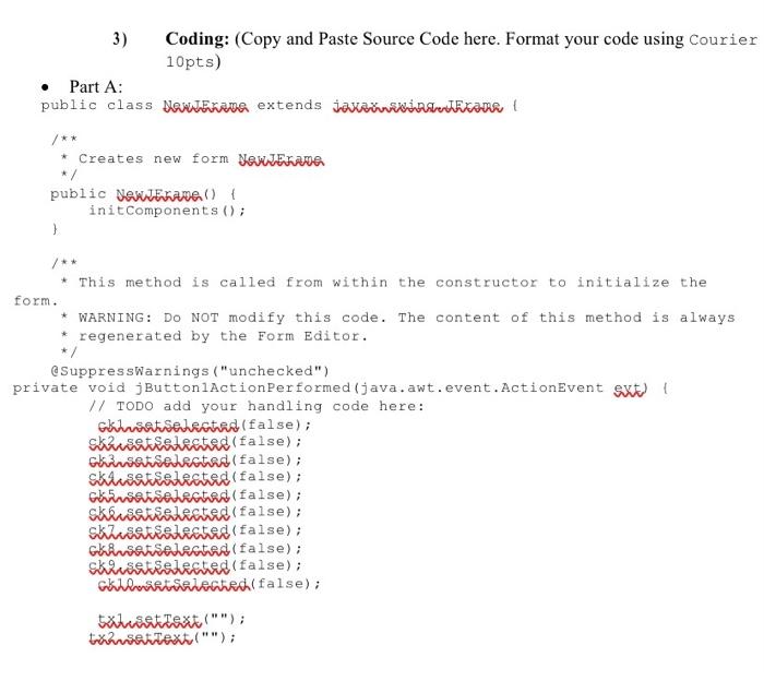 ] code part A and P output: Problem Description: As an IT